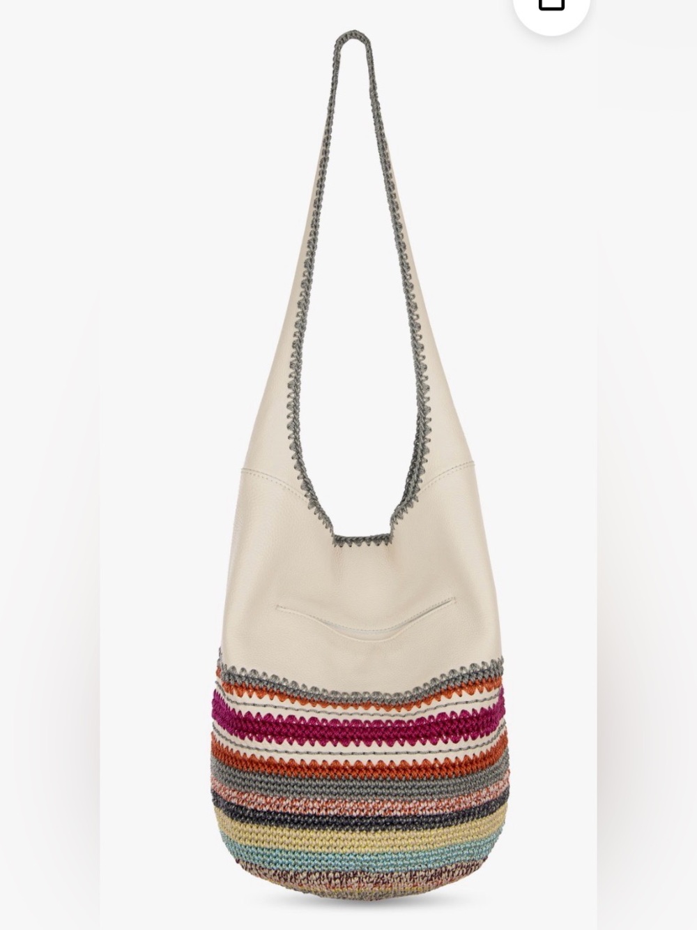The Sak 120 Hobo - Leather- Stone Seminyak